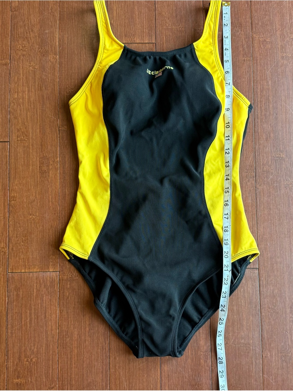 Vintage Liz Claiborne Colorblock One Piece Swimsuit - Size 12 - Picture 11 of 11